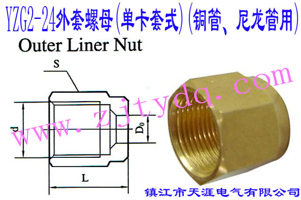 YZG2-24ĸ(οʽ)(~)Outer Liner Nut