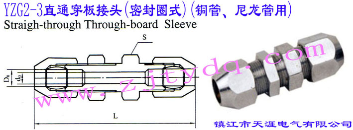 YZG2-3ֱͨ^(ܷȦʽ)(~)Straight-through Through-board Sleeve