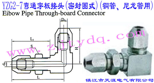 YZG2-7ͨ^(ܷȦʽ)(~)Elbow Pipe Through-board Connector